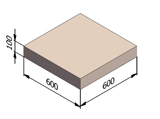 BLOCK 100X600X60