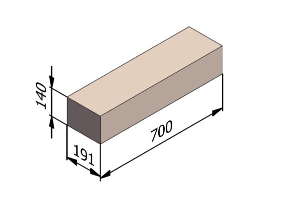 BLOCK 140X191X70